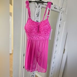 Hot Pink Baby Doll Set XL